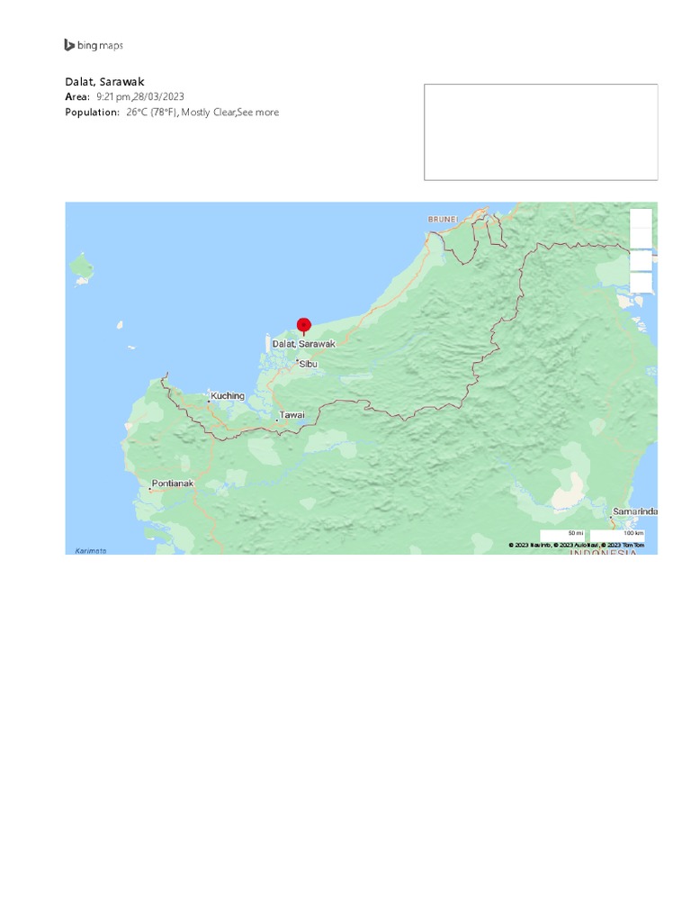 Dalat, Sarawak - Bing Maps | PDF