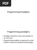 Programming Paradigms