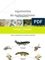 56 Argumentos Do Evolucionismo