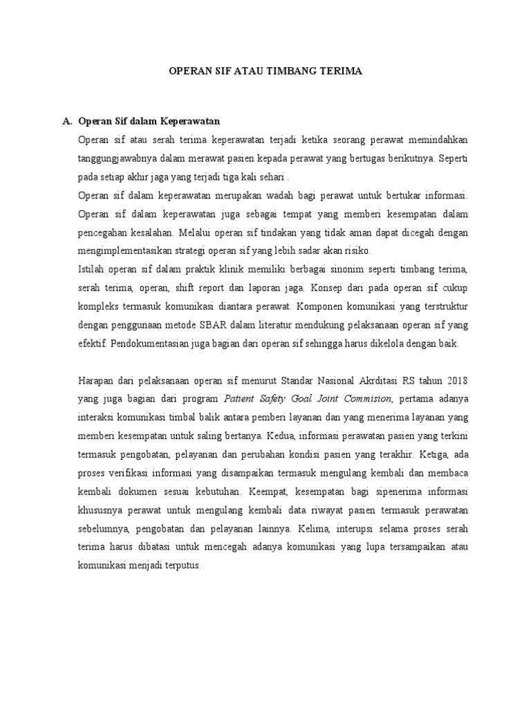 Operan Shift | PDF