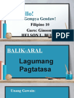 Presentation1 - Fil10 Mga Pahayag Sa Pagbibigay Pananaw