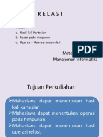 Materi Matematika Relasi