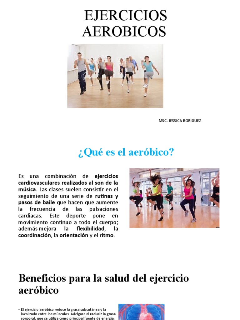 Beneficios y Tipos de Ejercicios Aeróbicos | PDF | Ejercicio aerobico ...