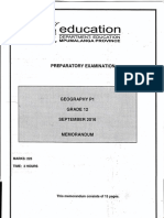 Geography p1 Sep 2016 Memo