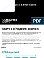 OD Talent Acquisition - Tips - Behavioural Hypothetical Questions