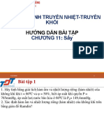 Hướng Dẫn Bài Tập Chương 11. Sấy