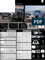 Spec Sheet Hilux Diesel AT y MT