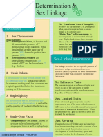 Genetics - Poster - Sex Determination and Sex Linkage