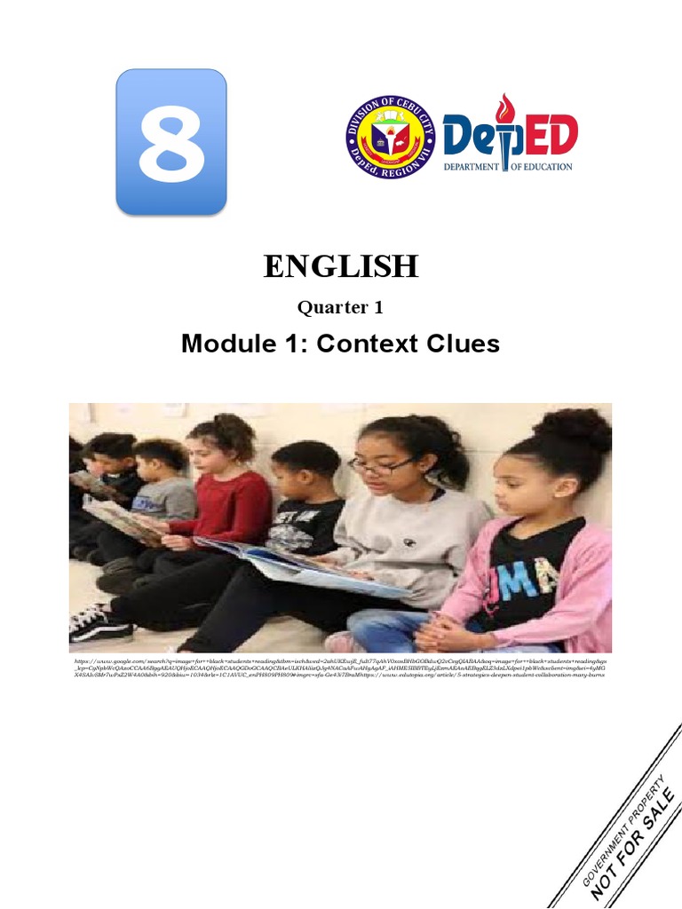 English 8 Quarter 1 Module 1 Final | PDF