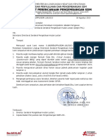 Surat Pelaksanaan Pemetaan Pengawas Ditjen PHL 2023