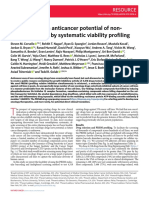 Discovering the anticancer potential of non-oncology drugs by systematic viability profiling (科研通-ablesci.com)