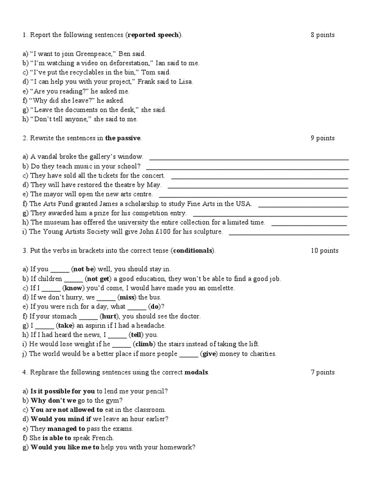 Test Iz Engleskog PDF