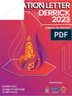 Invitation Letter Competition Derrick 2023