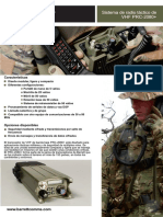 PRC-2080+ Tactical VHF Brochure Spanish