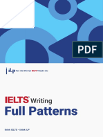 Ielts Writing Patterns