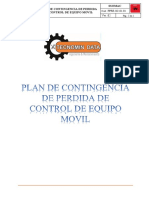 Plan de Contingencia de Perdida de Control de Equipo Movil Ssomac