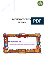 Actividades Fiestas Patrias