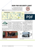 1800 Sept Motion Sensor for Security Light