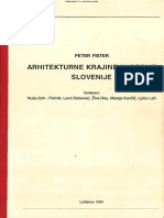Arhitekturne Krajine in Regije Slovenije - Peter Fister