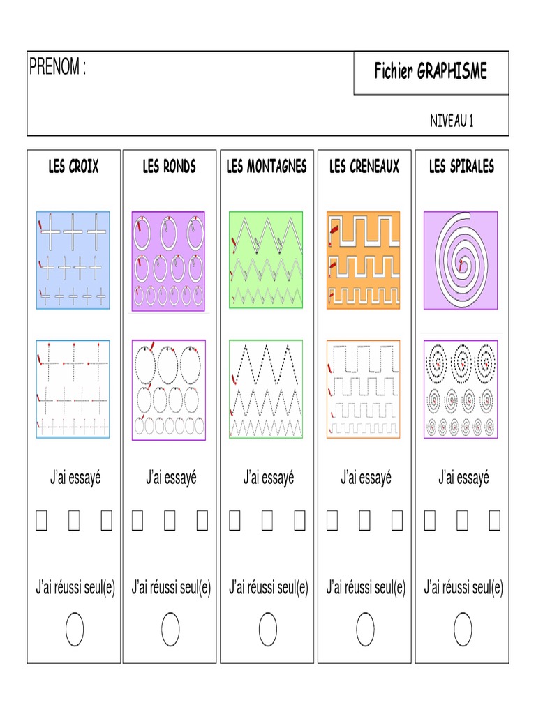 Fichier de graphisme pour maternelle | PDF