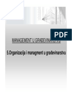 ORGANIZACIJA MANAGEMENT U GRADEVINARSTVU (Compatibility Mode)