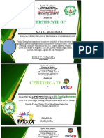 Certificate Brigada Eskwela