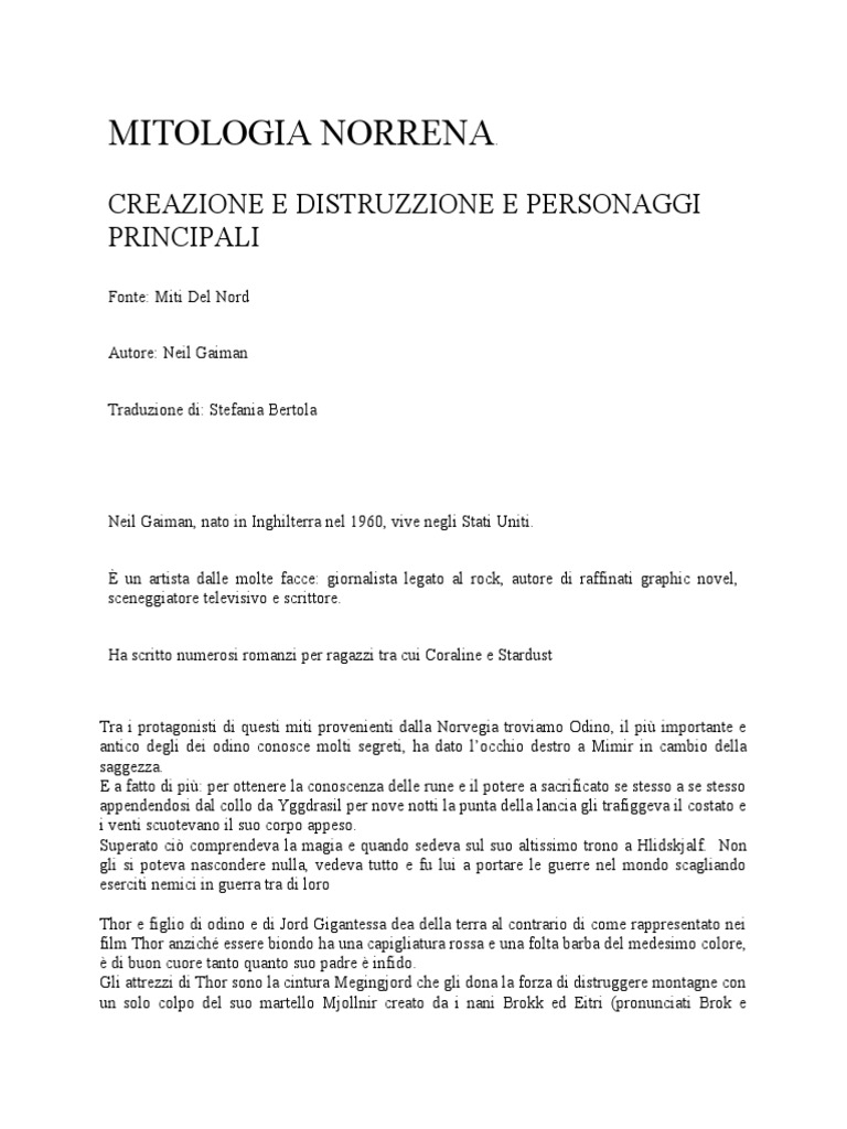 Mitologia Norrena | PDF, image size:768x1024
