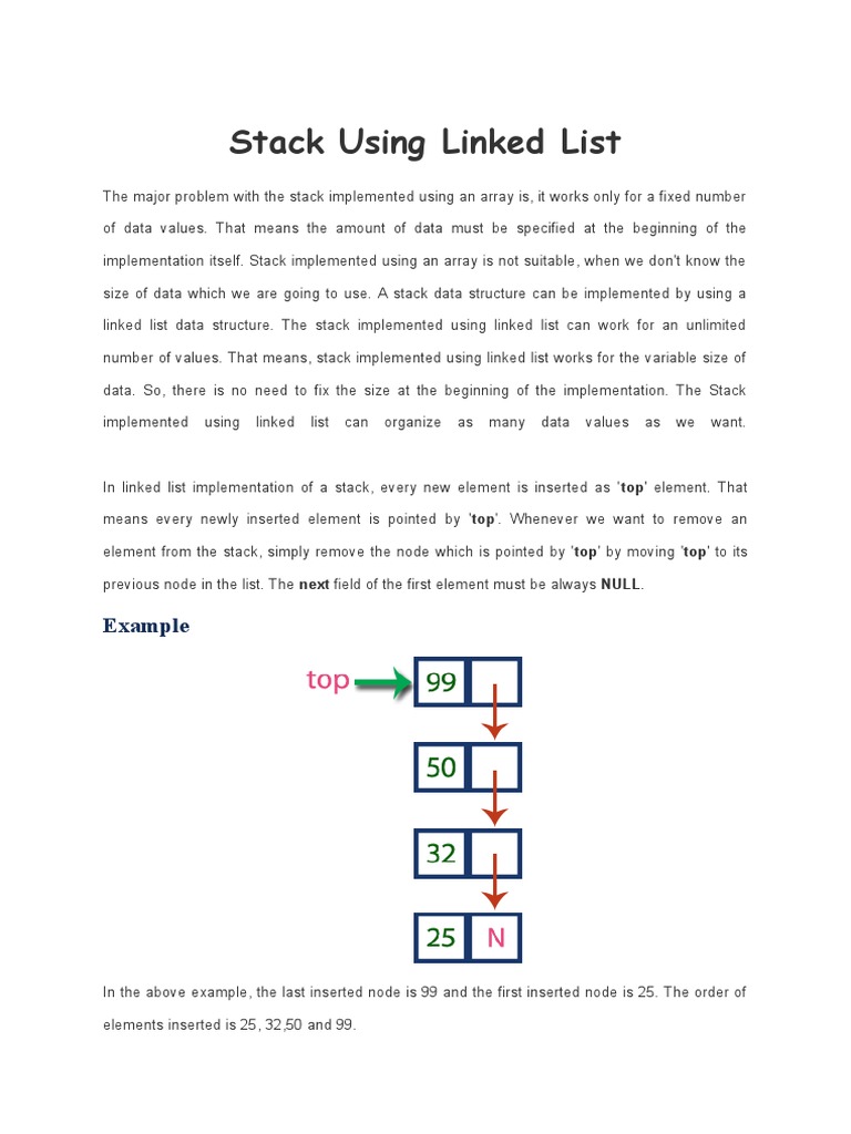 11-Stack and Queue Using Linked List-03!04!2023 | PDF