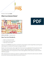 What Is An Internet Meme