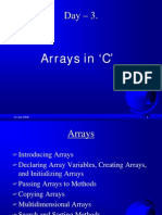 4 Arrays in 'C'