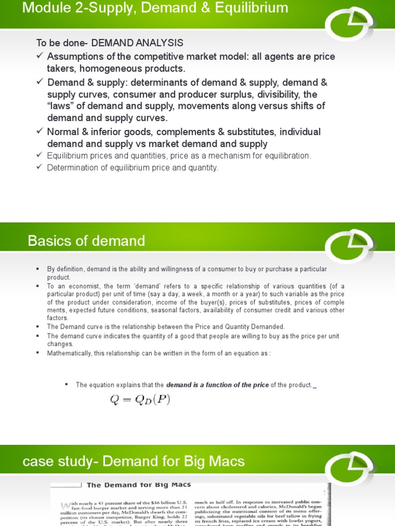Demand, Supply, EQ | PDF | Supply And Demand | Economic Surplus