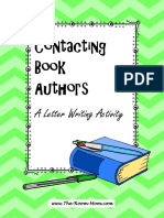 Contacting Book Authors: A Letter Writing Activity