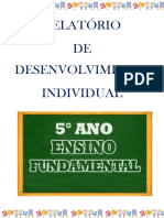 Relatórios de Desenvolvimento - 5º Ensino Fundamental
