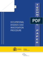 Occupational Diseases Case Investigation Procedure - Año 2020