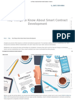 Key Things To Know About Smart Contract Development - Velvetech