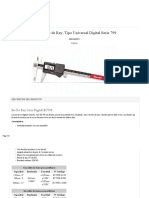 Ficha Técnica Pie de Rey Starrett