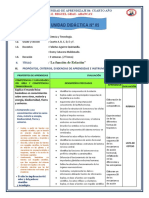 UNIDAD DIDÁCTICA Nro 5 c y t III BIM (4To)