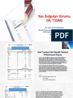 SK - DM - IR - Kan Bulguları Yorumu