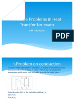 Practice Problems in Heat Transfer For Exam