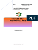 COURS Droit International Privée 2020 - 2021