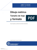 3asme Y14.1m 2005 Medidas y Formatos de Hoja de Dibujo Metrico