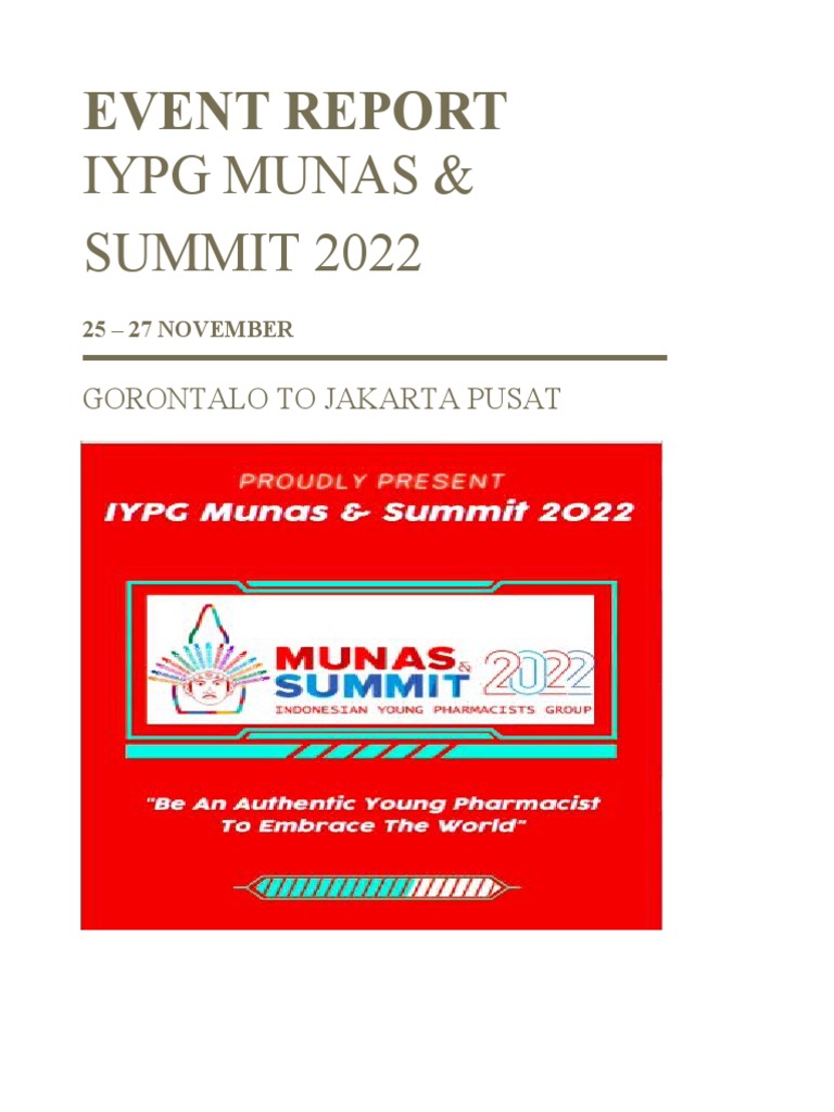Event report iypg munas summit 2022 pdf