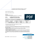 Cantidad Concepto Diámetro Contado S/. Cuota Inicial ( ) S