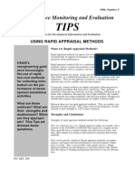 TIP Number5, Using Rapid Appraisal Methods