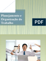 Planejamento e Organização Do Trabalho