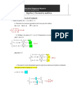 Soluciones RectaenelESPACIO