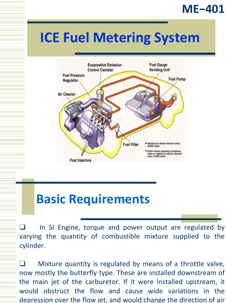 Fuel Metering Systems in Engines | PDF | Business | Computers