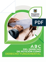 Abc Del Derecho de Petición Como Derecho Fundamental Digital - 2021