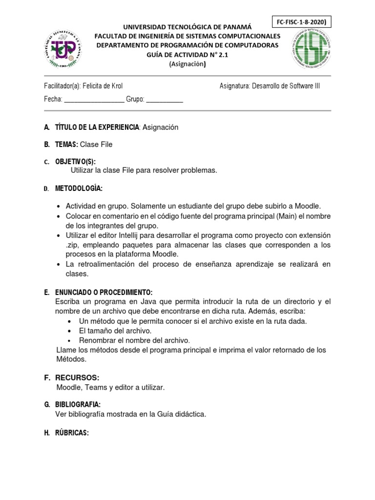 Uso de Clase File en Java | PDF | Programa de computadora | Programación