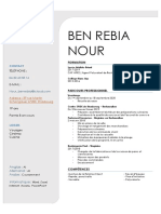 Ben Rebia Nour CV Word PDF